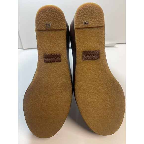 Coach Leather Brady Bootie In Walnut Brown Sz 8.5 New - Picture 5 of 11